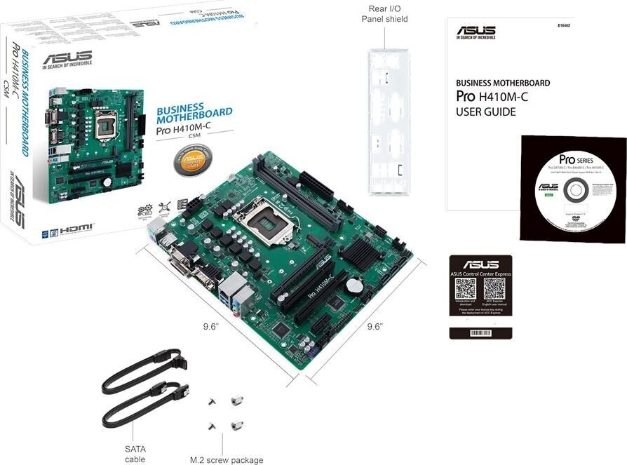 Asus PRO B460M-C/CSM hinta ja tiedot | Emolevyt | hobbyhall.fi