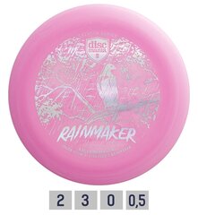 Frisbeegolfkiekko Discmania Putter D-Line Flex 3 Rainmaker, vaaleanpunainen hinta ja tiedot | Frisbeegolf | hobbyhall.fi
