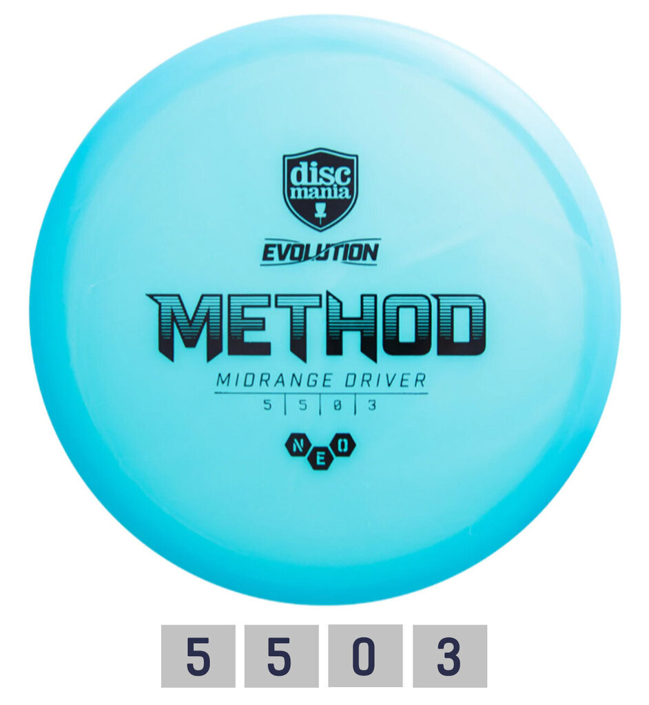 Frisbeegolfkiekko Discmania Neo Method Evolution, sininen hinta ja tiedot | Frisbeegolf | hobbyhall.fi