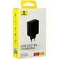 BASEUS charger 2x Type-C + USB 65W Cube Pro black P10152301113-00 hinta ja tiedot | Puhelimen laturit | hobbyhall.fi