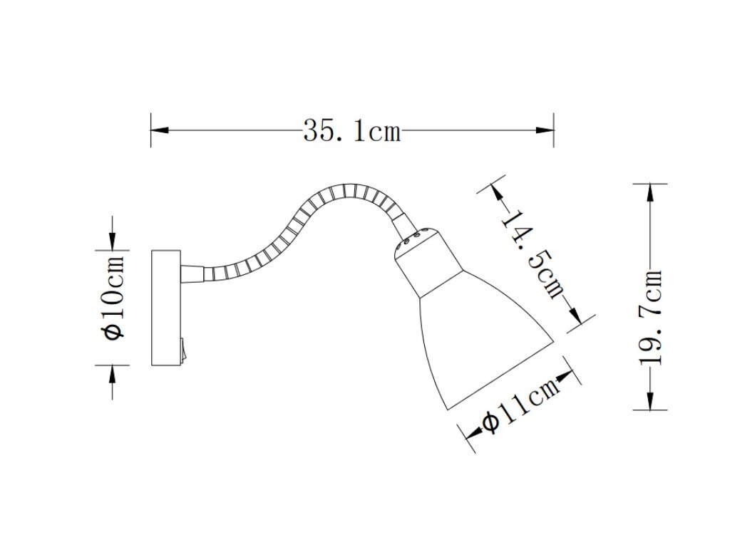 Seinävalaisin Etore 1952 hinta ja tiedot | Seinävalaisimet | hobbyhall.fi