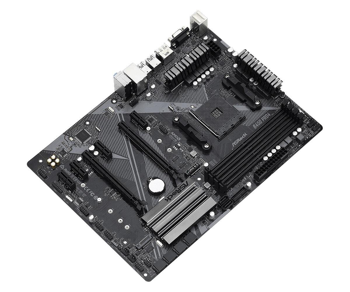 ASRock B450 PRO4 R2.0 hinta ja tiedot | Emolevyt | hobbyhall.fi