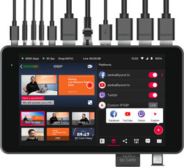 YoloLiv YoloBox Pro Multicam Live Stream hinta ja tiedot | Kameran laturit | hobbyhall.fi