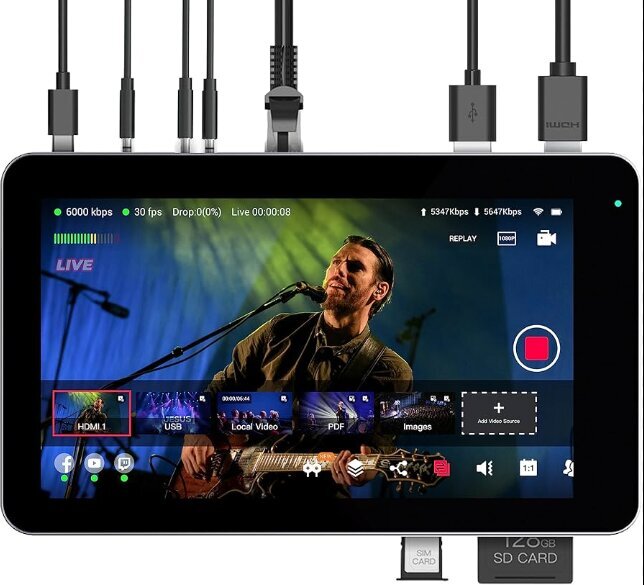 YoloLiv YoloBox Mini Portable Live Stream Studio hinta ja tiedot | Videokameran lisätarvikkeet | hobbyhall.fi