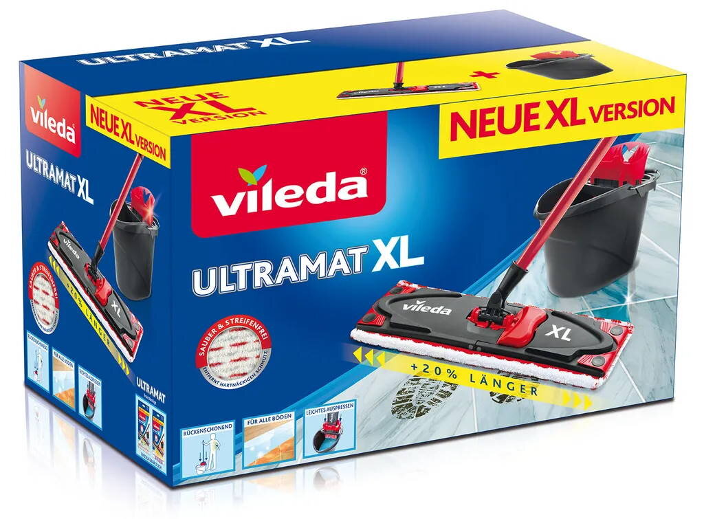 Vileda lattianpesusarja Ultramax BOX XL, 2 osaa hinta ja tiedot | Siivoustarvikkeet | hobbyhall.fi
