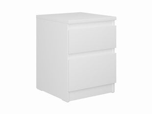 POLARIS-kaappi, 2 laatikkoa, valkoinen 7.03.03.050.1 hinta ja tiedot | Yöpöydät | hobbyhall.fi
