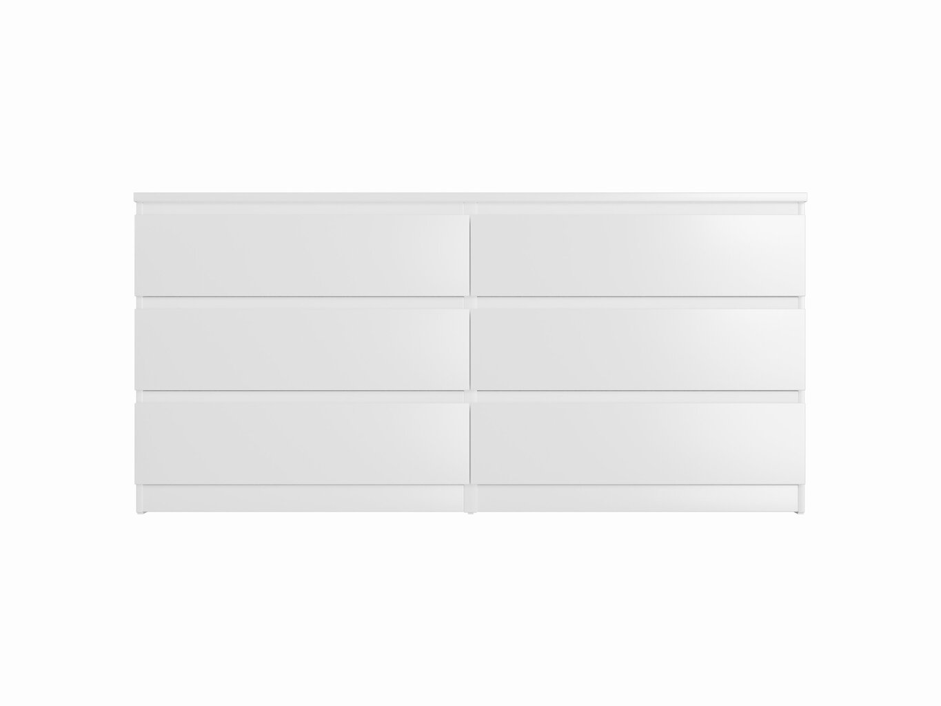 LYRA lipasto 6 laatikkoa 160x76 valkoinen 7.05.02.060.1 hinta ja tiedot | Lipastot | hobbyhall.fi