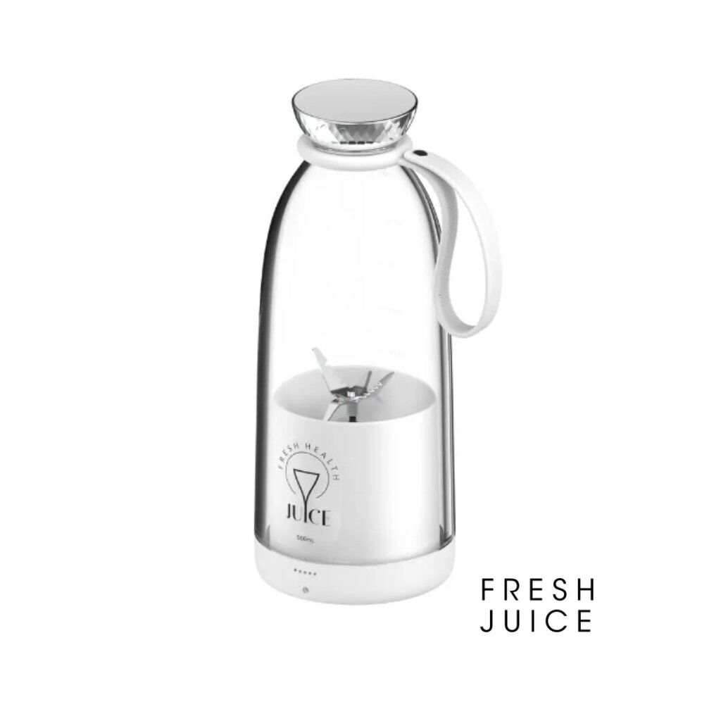 Fresh Juice elite 3.0 smoothie tehosekoitin valkoinen 500 ml hinta ja tiedot | Tehosekoittimet | hobbyhall.fi