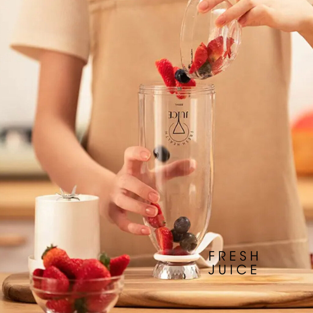 Fresh Juice elite 3.0 smoothie tehosekoitin valkoinen 500 ml hinta ja tiedot | Tehosekoittimet | hobbyhall.fi