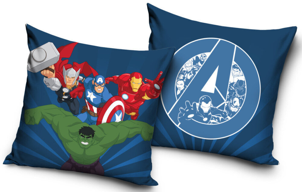 Tyynyliina Avengers 40x40 cm hinta ja tiedot | Hauskat koristetyynyt | hobbyhall.fi