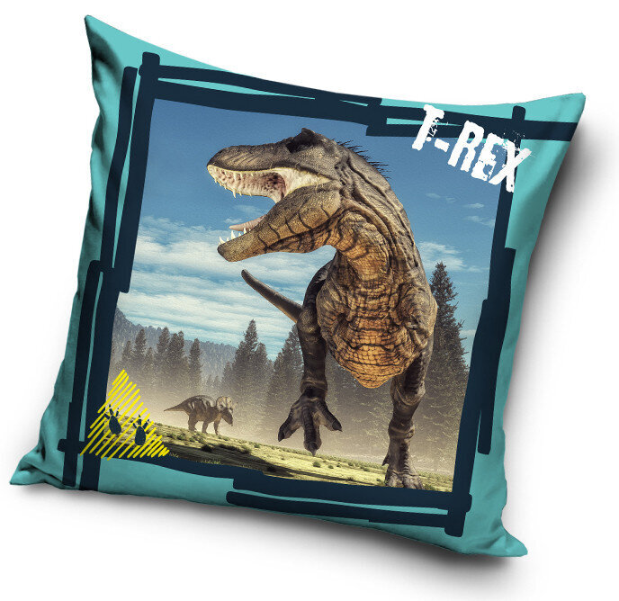 Tyynyliina Dinosaur 40x40 cm hinta ja tiedot | Hauskat koristetyynyt | hobbyhall.fi