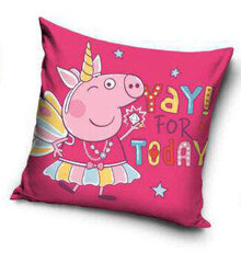 Tyynyliina Peppa Pig Yay 40x40 cm hinta ja tiedot | Hauskat koristetyynyt | hobbyhall.fi