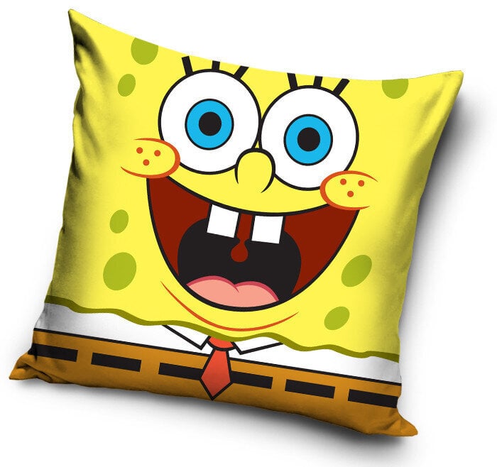 Tyynyliina SpongeBob 40x40 cm hinta ja tiedot | Hauskat koristetyynyt | hobbyhall.fi