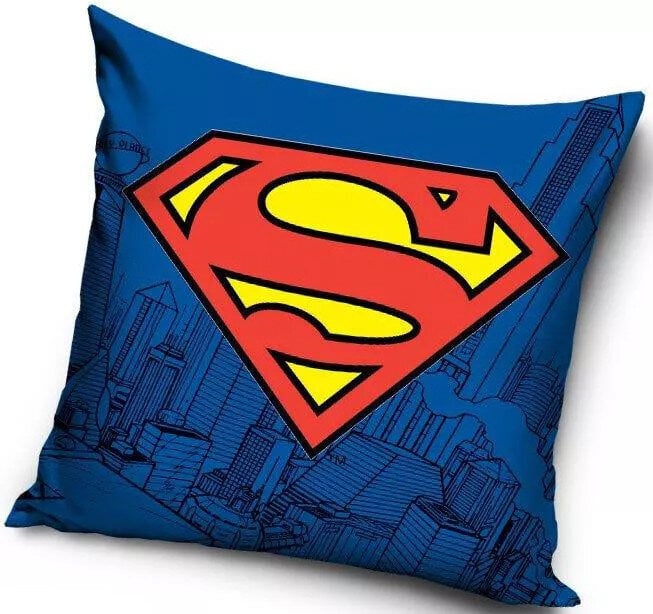 Tyynyliina Superman 40x40 cm hinta ja tiedot | Hauskat koristetyynyt | hobbyhall.fi