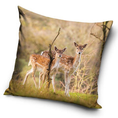 Tyynyliina Deer Forest 40x40 cm hinta ja tiedot | Hauskat koristetyynyt | hobbyhall.fi