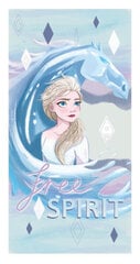 Lasten pyyhe Disney Frozen Spirit, 70x137 cm, nopeasti kuivuva hinta ja tiedot | Pyyhkeet | hobbyhall.fi