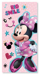 Lasten pyyhe Disney Minnie Smile, 70x137 cm, nopeasti kuivuva hinta ja tiedot | Pyyhkeet | hobbyhall.fi