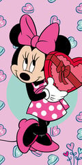 Lasten pyyhe Disney Minnie Pink, 70x140 cm hinta ja tiedot | Pyyhkeet | hobbyhall.fi