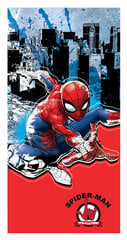 Lasten pyyhe Spiderman Jump, 70x137 cm, nopeasti kuivuva hinta ja tiedot | Pyyhkeet | hobbyhall.fi