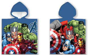 Lasten pyyhe Avengers Poncho 50x100 cm hinta ja tiedot | Pyyhkeet | hobbyhall.fi