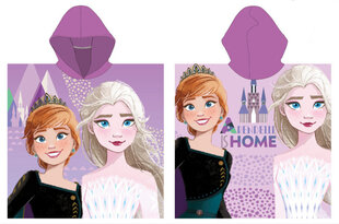 Lasten pyyhe Disney Frozen Arendelle, poncho 55x110 cm hinta ja tiedot | Pyyhkeet | hobbyhall.fi