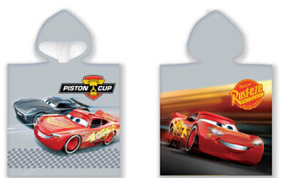 Lasten pyyhe Disney Cars Cup Poncho 50x100 cm hinta ja tiedot | Pyyhkeet | hobbyhall.fi