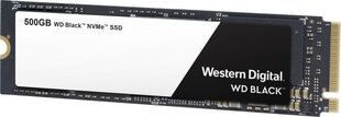 Western Digital WD Black 500GB PCIe x4 NVMe (WDS500G2X0C) hinta ja tiedot | Kovalevyt | hobbyhall.fi