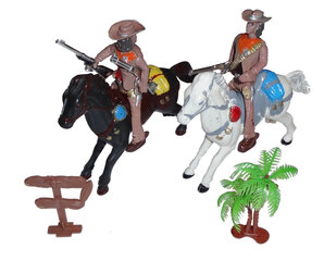 Cowboysetti 2 kpl hinta ja tiedot | Poikien lelut | hobbyhall.fi