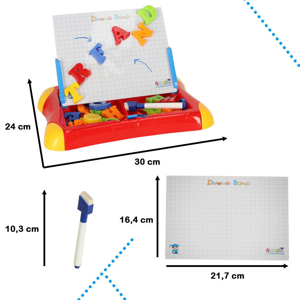 Magneettitaulu numeroilla ja kirjaimilla hinta ja tiedot | Kehittävät lelut | hobbyhall.fi