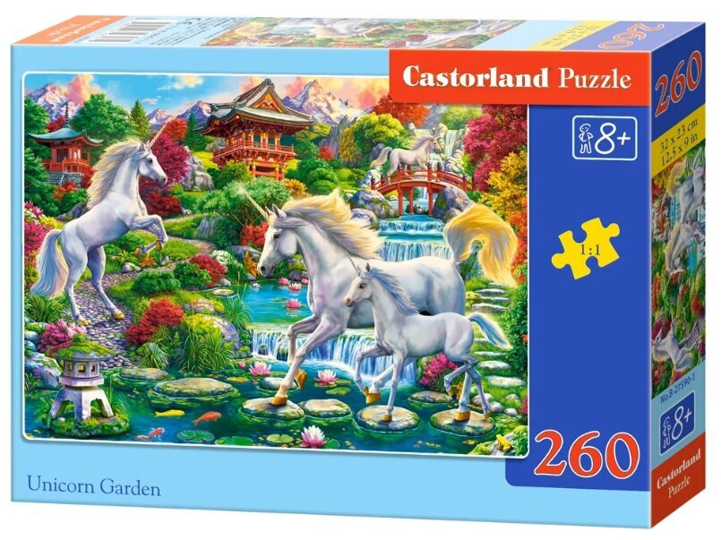 Palapeli Castorland, 260 palaa, Unicorn Garden hinta ja tiedot | Palapelit | hobbyhall.fi