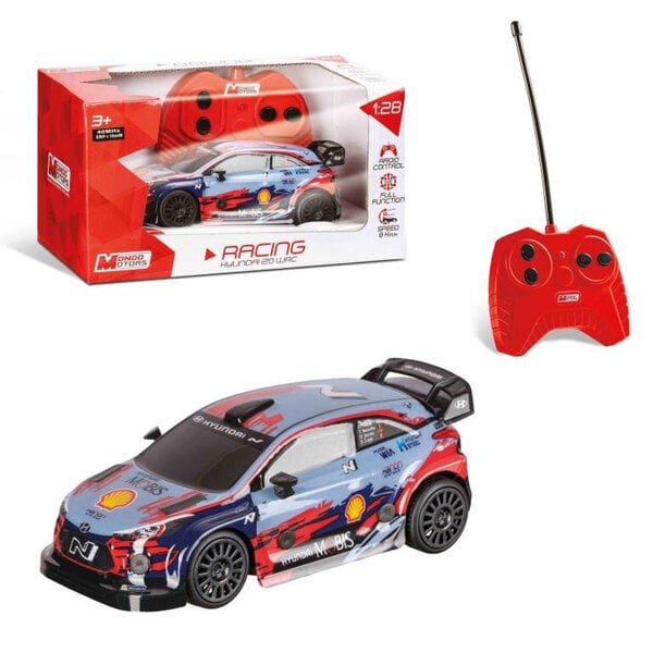 Kauko-ohjattava auto Hyundai i20 WRC Rally Team 1:28