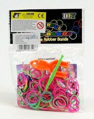 Punontakumit 300 kpl neon Colorful Loom Bands hinta ja tiedot | Kehittävät lelut | hobbyhall.fi