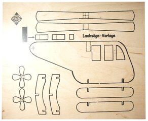 Vanerilevy Pebaro helikopteri hinta ja tiedot | Pebaro Lapset | hobbyhall.fi