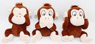 Kolme viisasta apinaa - Ei kuule, ei näe, ei puhu hinta ja tiedot | Pehmolelut | hobbyhall.fi
