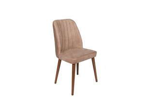 2-osainen tuolisarja Asir, beige/ruskea hinta ja tiedot | Ruokapöydän tuolit | hobbyhall.fi