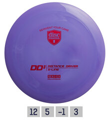 Frisbeegolfkiekko Discmania Distance Driver S-line DD3, violetti hinta ja tiedot | Frisbeegolf | hobbyhall.fi