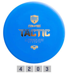 Frisbeegolfkiekko Discmania Midrange Driver Hard Exo Tactic Evolution Light, sininen hinta ja tiedot | Frisbeegolf | hobbyhall.fi