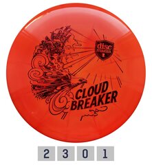 Frisbeegolfkiekko Discmania Lux Vapor Cloud Breaker April Jewels, punainen hinta ja tiedot | Frisbeegolf | hobbyhall.fi