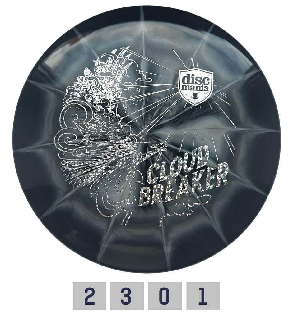 Frisbeegolfkiekko Discmania Lux Vapor Cloud Breaker April Jewels, musta hinta ja tiedot | Frisbeegolf | hobbyhall.fi