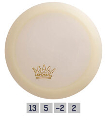 Frisbeegolfkiekko Discmania Distance Driver Glow Premium Majesty, beige hinta ja tiedot | Frisbeegolf | hobbyhall.fi