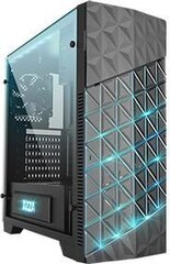 Azza Onyx 260 Midi-Tower, musta, ikkunalla (B / Win-Glas / RGB) hinta ja tiedot | Azza Tietokoneet ja pelaaminen | hobbyhall.fi