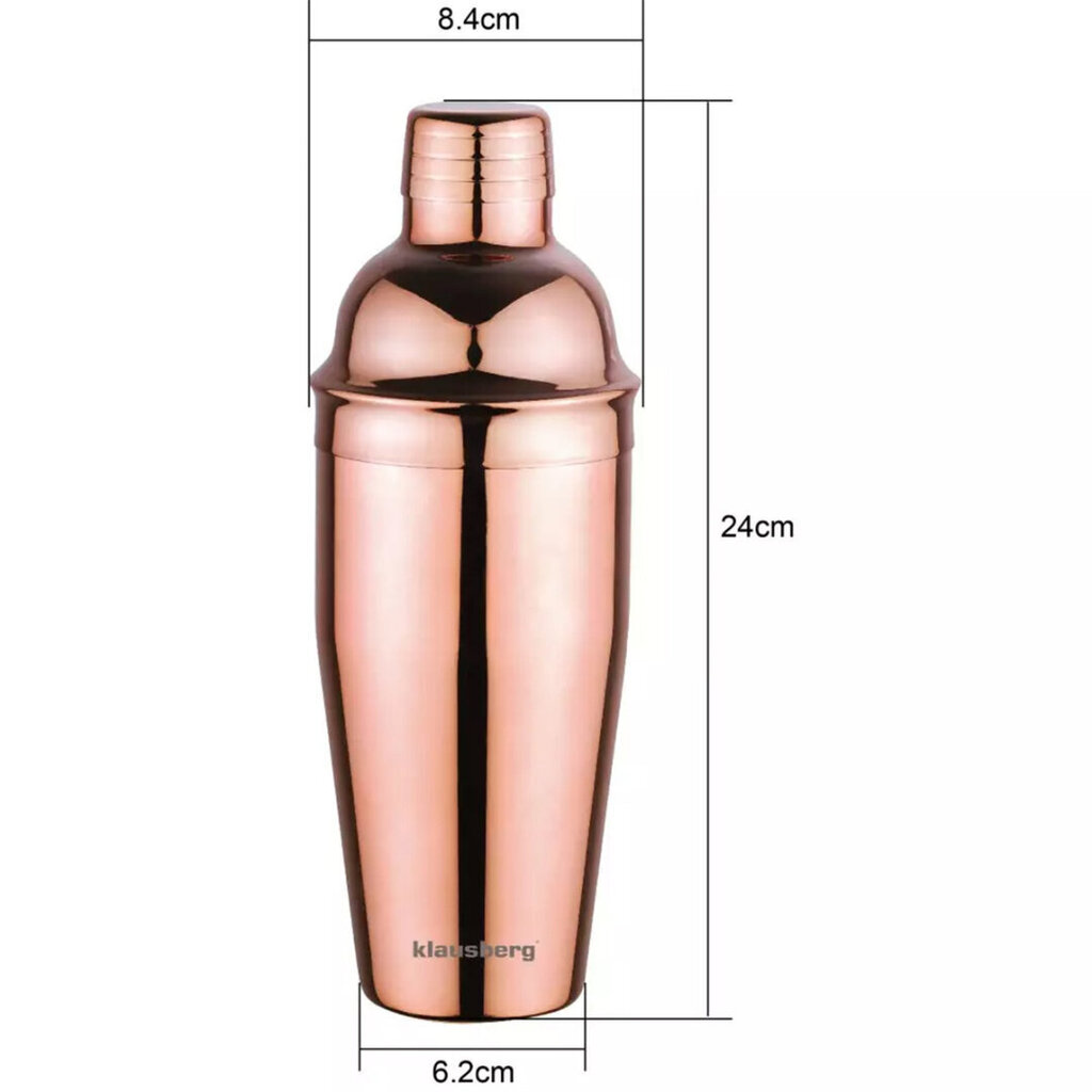 Klausberg cocktail shaker, 750ml hinta ja tiedot | Keittiövälineet | hobbyhall.fi