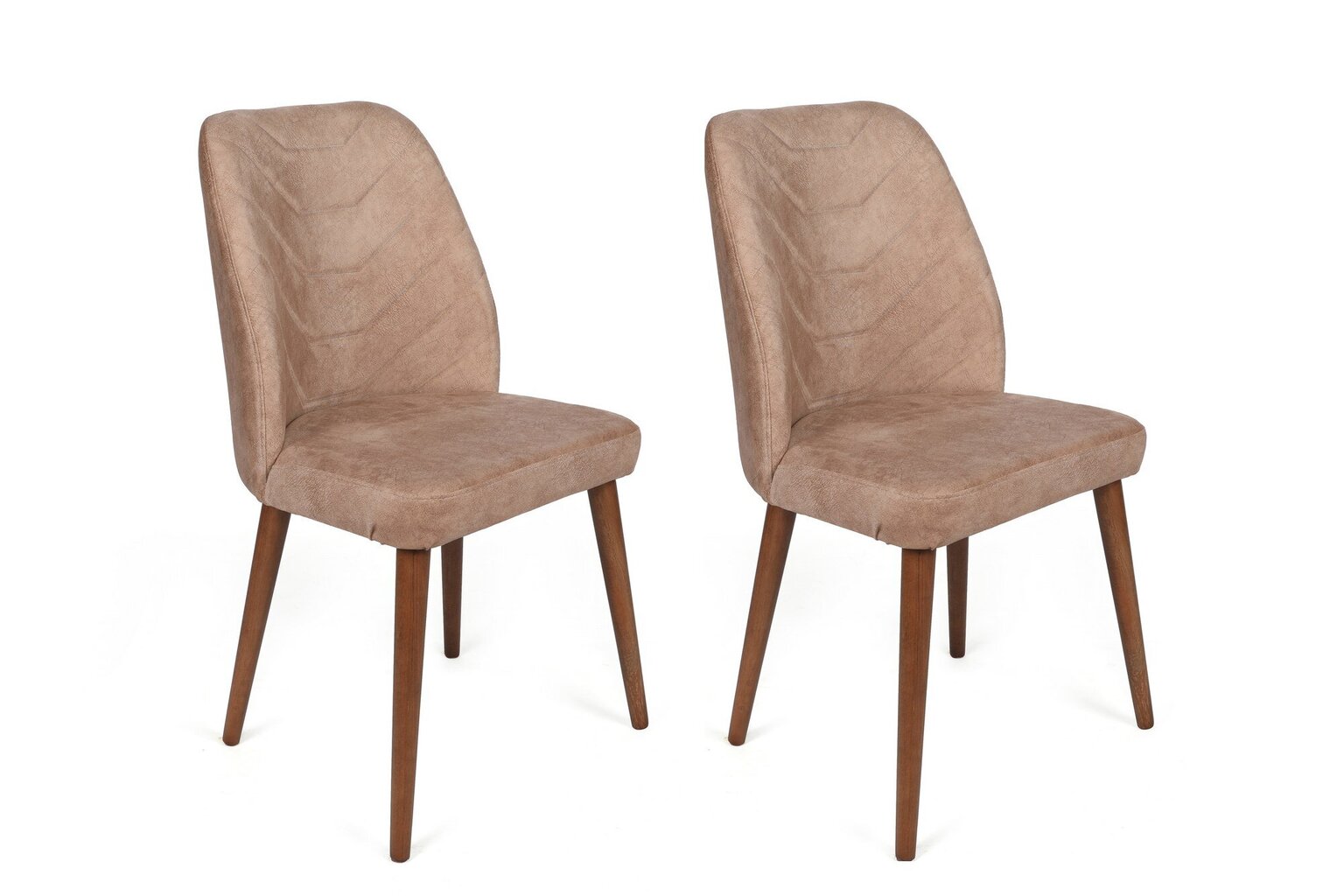 4 tuolin setti, Asir, 50x90x49 cm, vaaleanruskea/ruskea hinta ja tiedot | Ruokapöydän tuolit | hobbyhall.fi