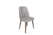 4 tuolin setti, Asir, 50x90x49 cm, harmaa/ruskea hinta ja tiedot | Ruokapöydän tuolit | hobbyhall.fi