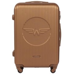 Keskikokoinen ruskea matkalaukku Wings SWL01 Koko M hinta ja tiedot | Matkalaukut ja -kassit | hobbyhall.fi