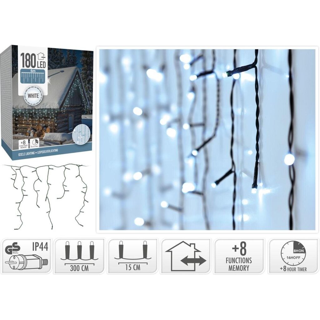 Led-lamput, 180 diodia hinta ja tiedot | Jouluvalot | hobbyhall.fi