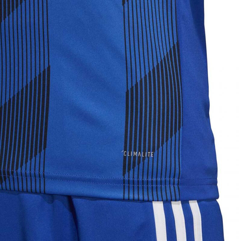 Miesten T-paita Adidas Striped 19 Jersey M DP3200, sininen. hinta ja tiedot | Miesten T-paidat | hobbyhall.fi