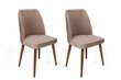 Tuolisarja (2 osaa), Asir, 50x90x49 cm, beige/ruskea hinta ja tiedot | Ruokapöydän tuolit | hobbyhall.fi