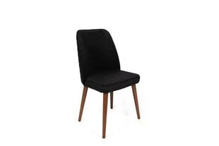 Tuolisarja (2 osaa), Asir, 50x90x49 cm, musta/ruskea hinta ja tiedot | Ruokapöydän tuolit | hobbyhall.fi