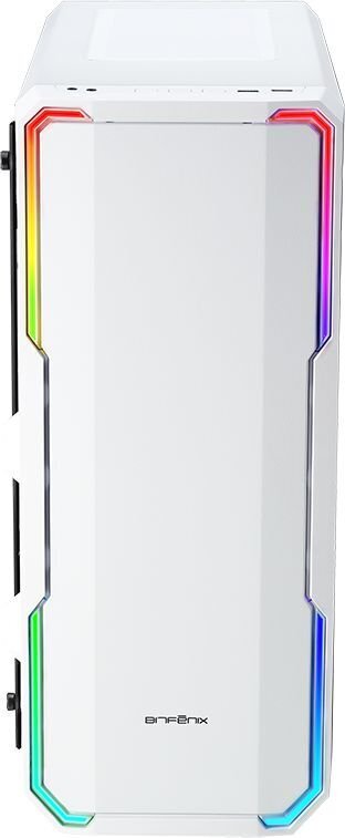 BitFenix Enso RGB, ikkunalla, valkoinen (BFC-ENS-150-WWWGK-RP) hinta ja tiedot | Tietokonekotelot | hobbyhall.fi